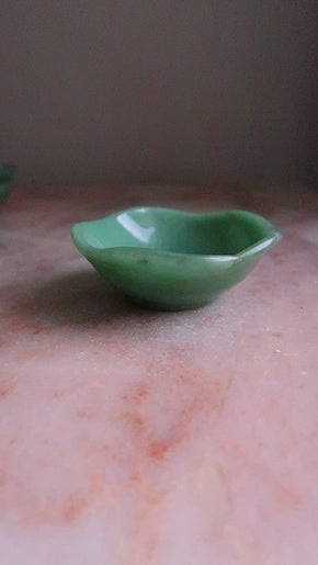 Small Green Aventurine Bowls