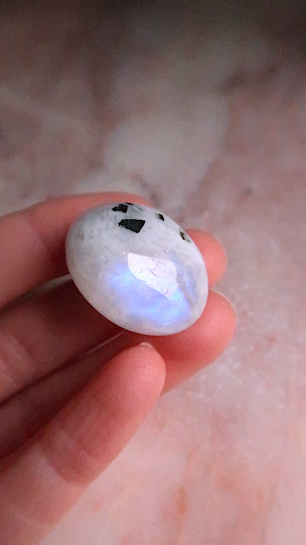 Rainbow Moonstone Pocket Stone