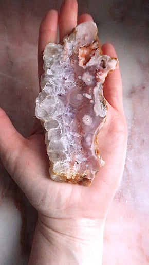 Flower Agate Slice