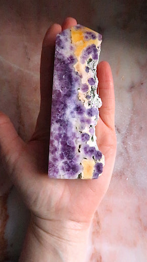 Purple Fluorite Point