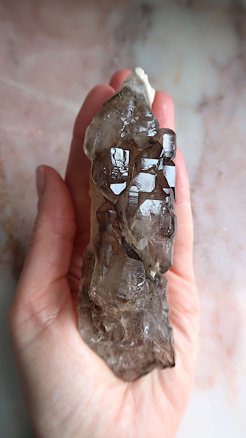 Large Elestial Quartz Cluster