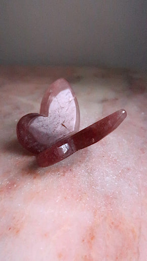 Pink Fluorite Butterfly