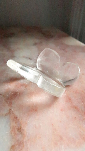 Clear Quartz Butterfly