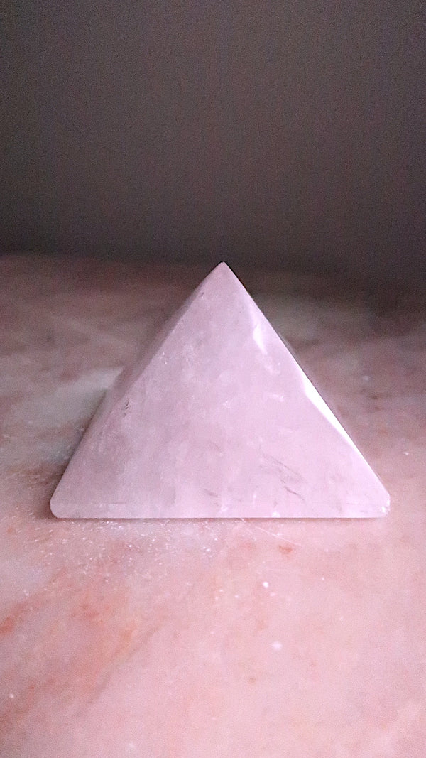 Rose Quartz Pyramid