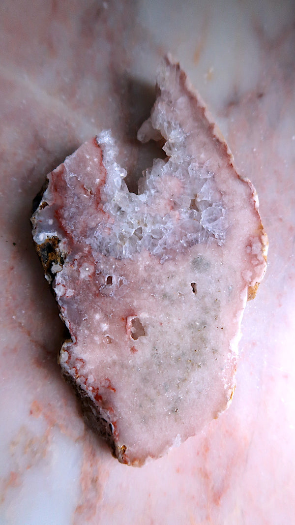 Pink Flower Agate