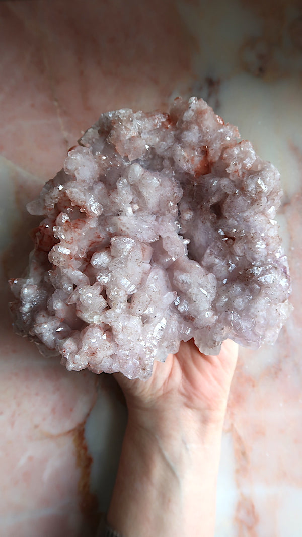 Large Pink Amethyst Cluster