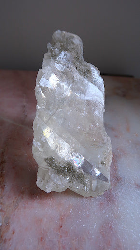 Large Optical Calcite With Rainbows