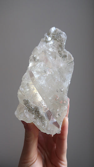 Large Optical Calcite With Rainbows