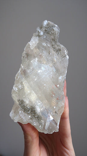 Large Optical Calcite With Rainbows