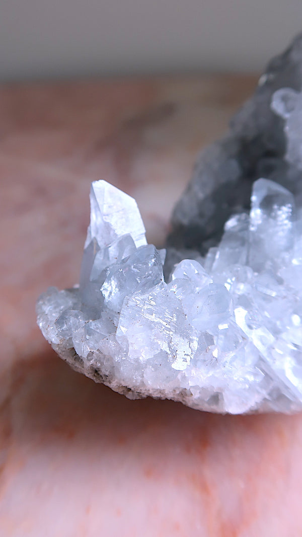 Premium Grade Celestite cluster