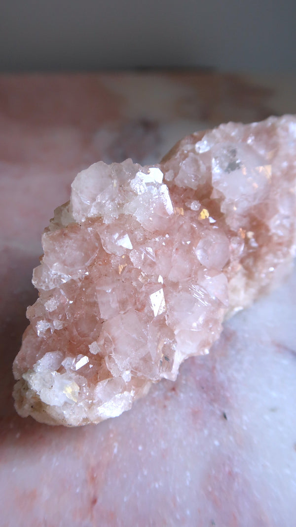 Pink Apophyllite Cluster