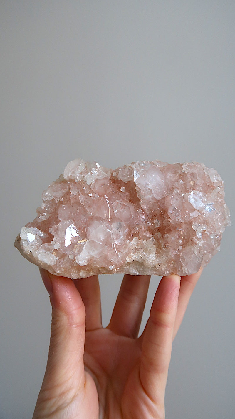 Pink Apophyllite Cluster