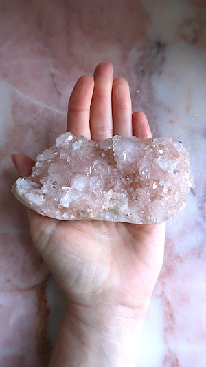 Pink Apophyllite Cluster