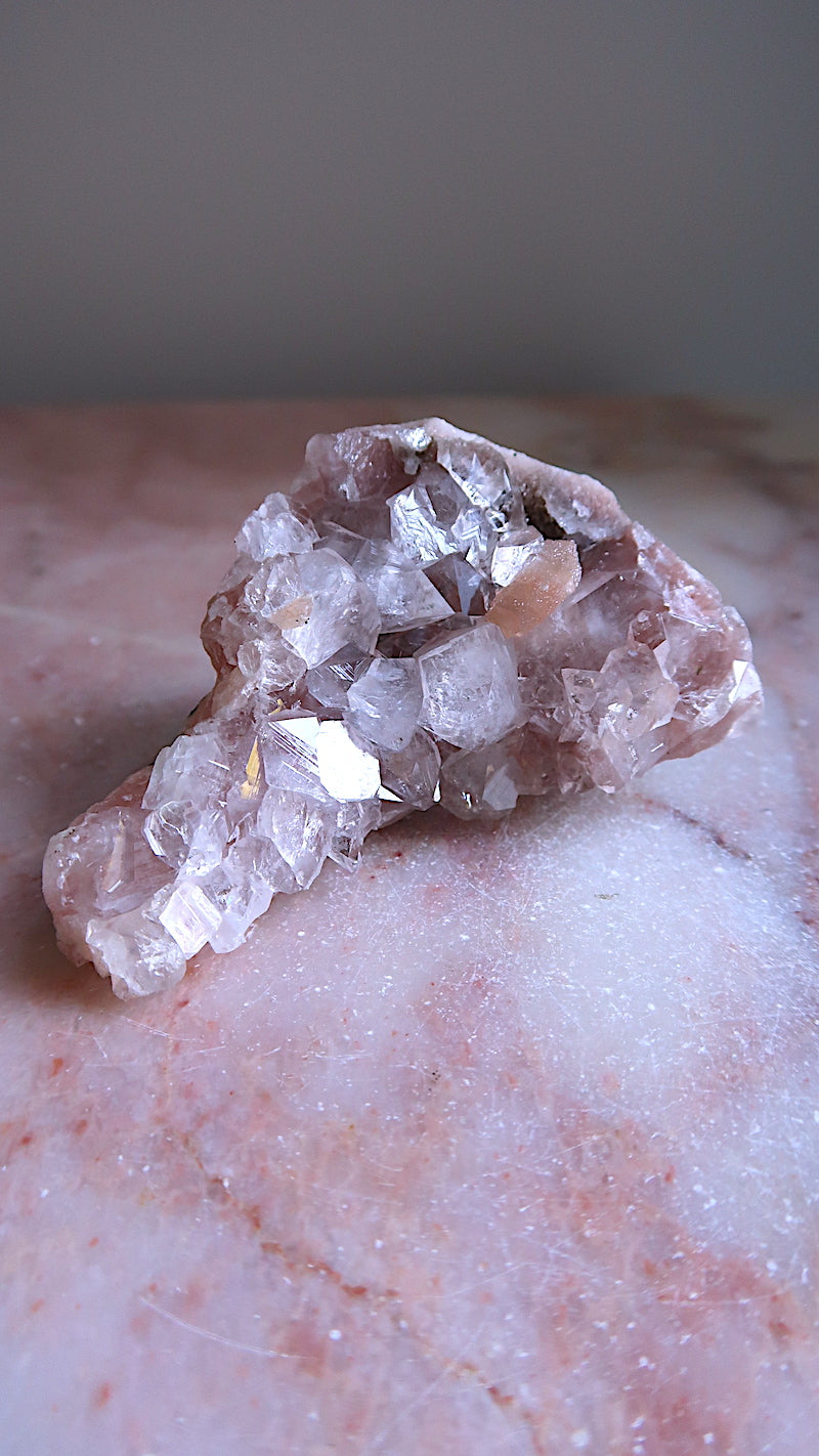 Pink Apophyllite Cluster