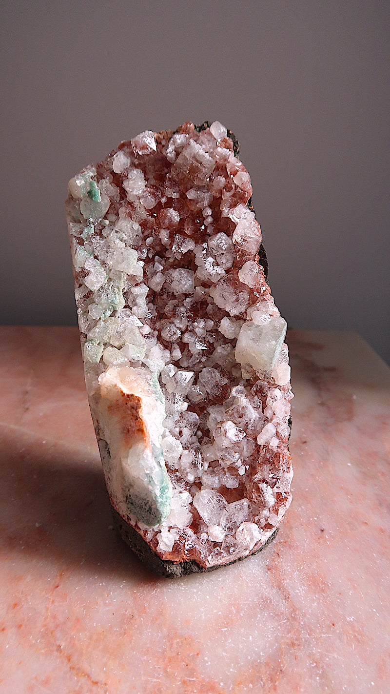 Large Pink & Green Apophyllite