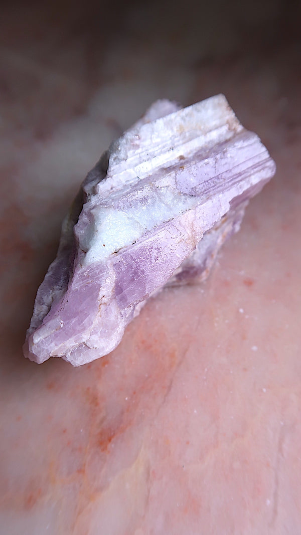 Raw Pink Kunzite