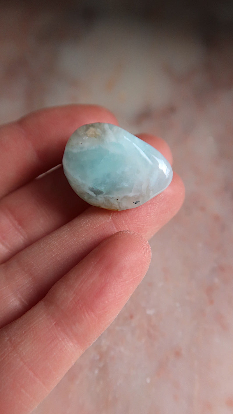 Blue Opal Pocket Stone