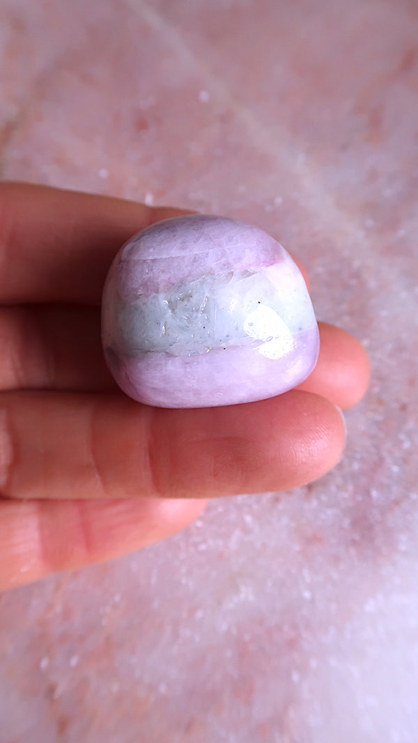 Pink Kunzite & Blue Beryl