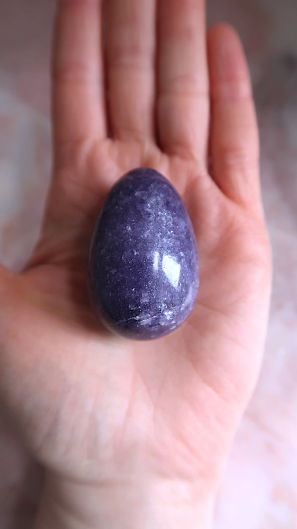 Lepidolite Egg