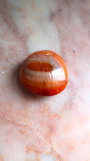 Carnelian Palm Stone