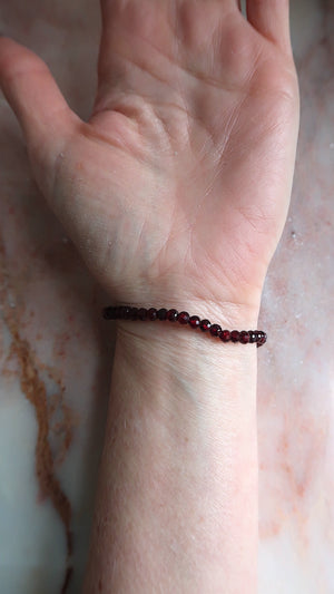 Pink Garnet Bracelet