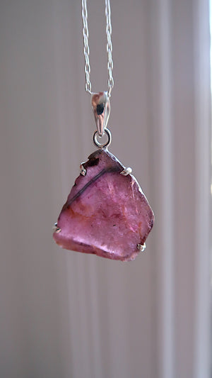 Premium Pink Tourmaline Pendant