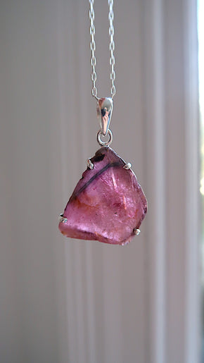 Premium Pink Tourmaline Pendant