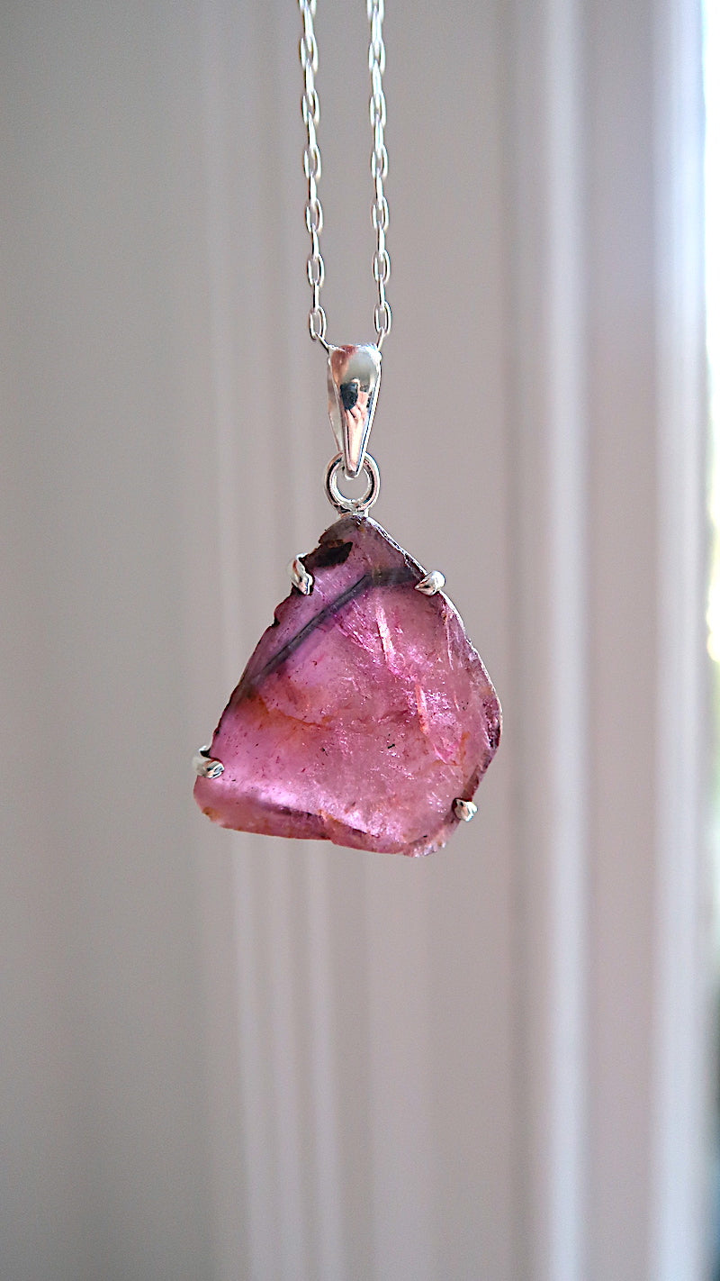 Premium Pink Tourmaline Pendant