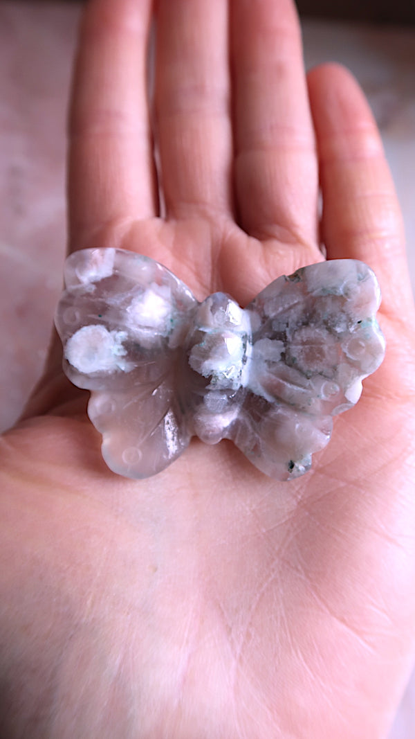 Flower Agate Butterfly