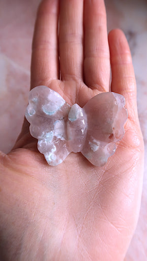 Flower Agate Butterfly