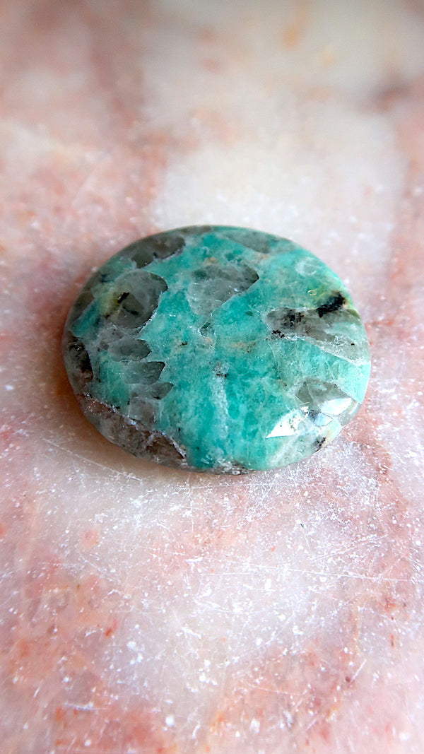 Amazonite Palm Stone