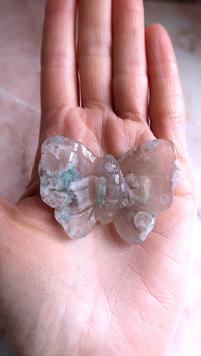 Flower Agate Butterfly