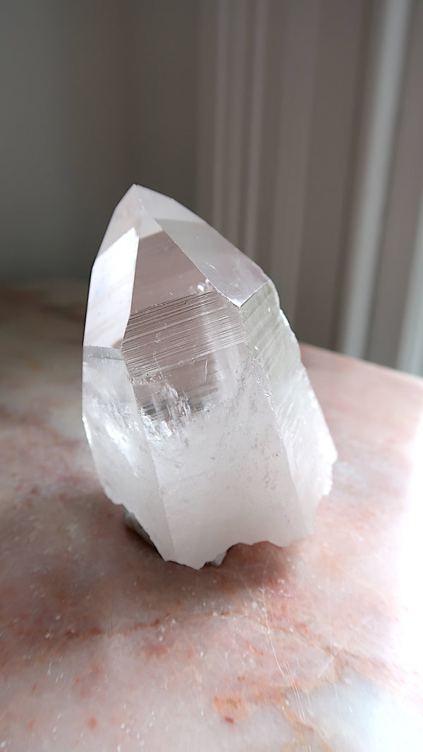 Premium Clear Lemurian Point