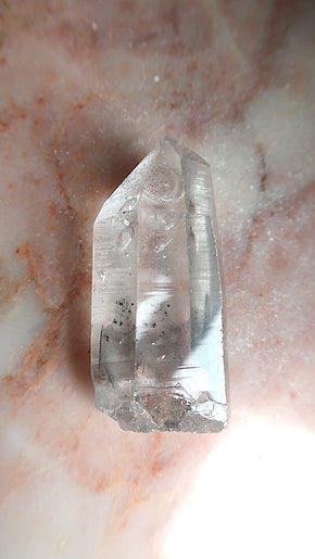Smokey Lemurian Quartz Point
