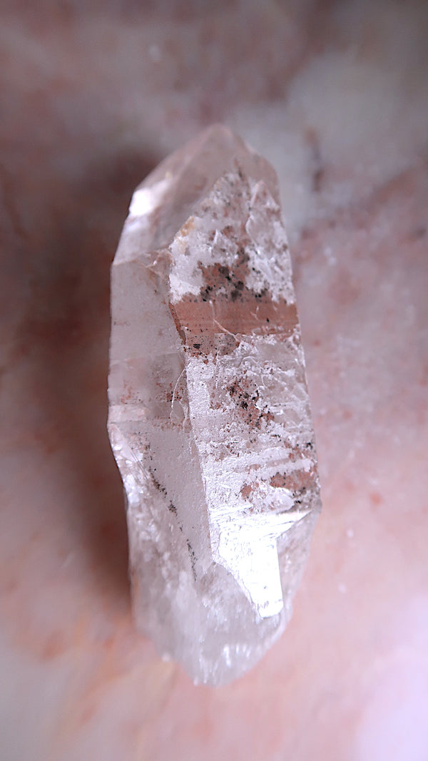 Pink & Clear Lemurian Point