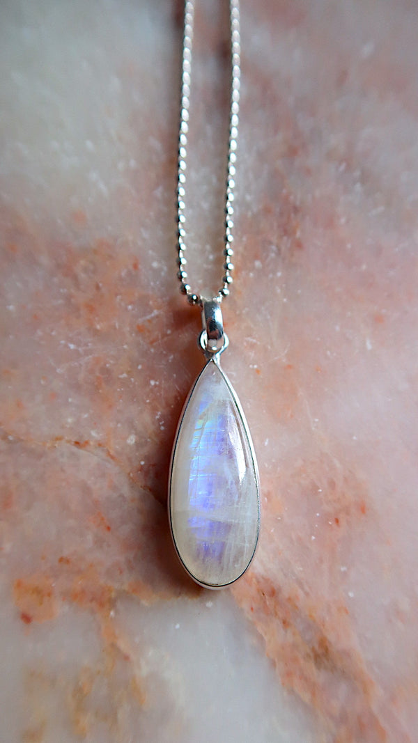 Premium Rainbow Moonstone Necklace