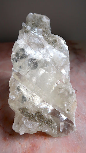 Large Optical Calcite With Rainbows