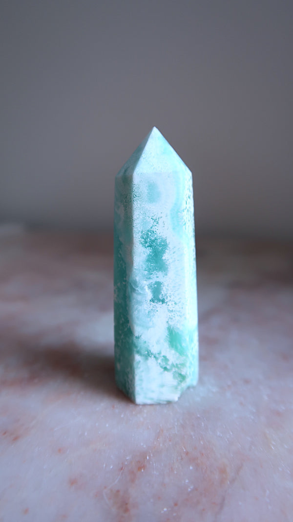 Aqua Hemimorphite Point