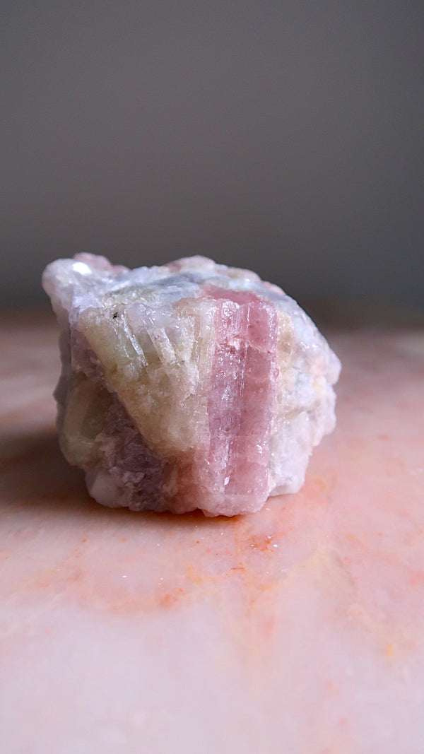 Raw Pink & Lilac Tourmaline