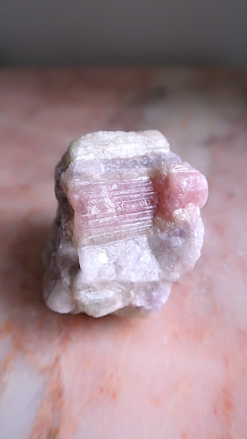 Raw Pink & Lilac Tourmaline