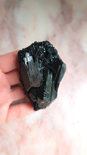 Premium Black Tourmaline Cluster