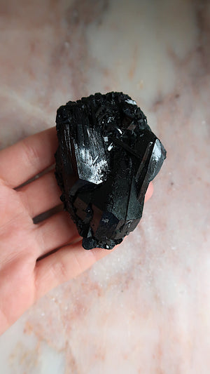 Premium Black Tourmaline Cluster