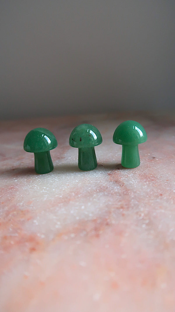 Green Aventurine Mushroom