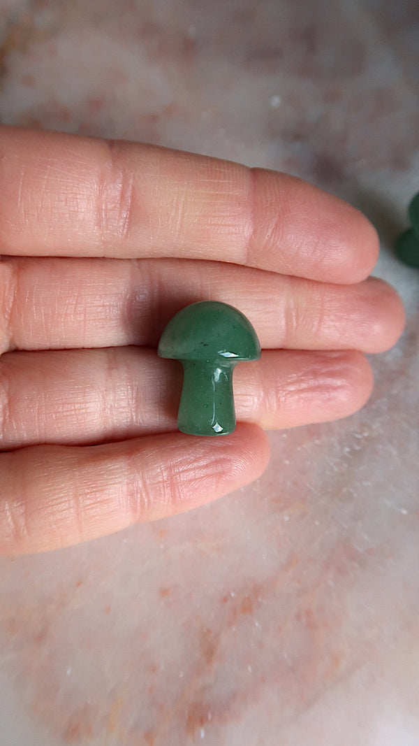 Green Aventurine Mushroom