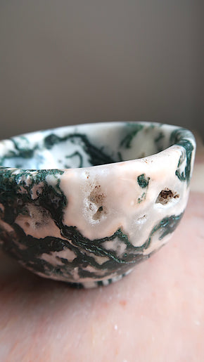 Moss Agate Bowl