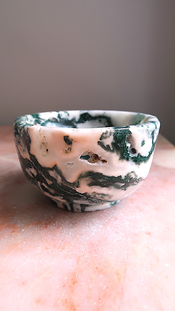 Moss Agate Bowl