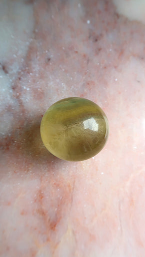 Yellow Fluorite Sphere