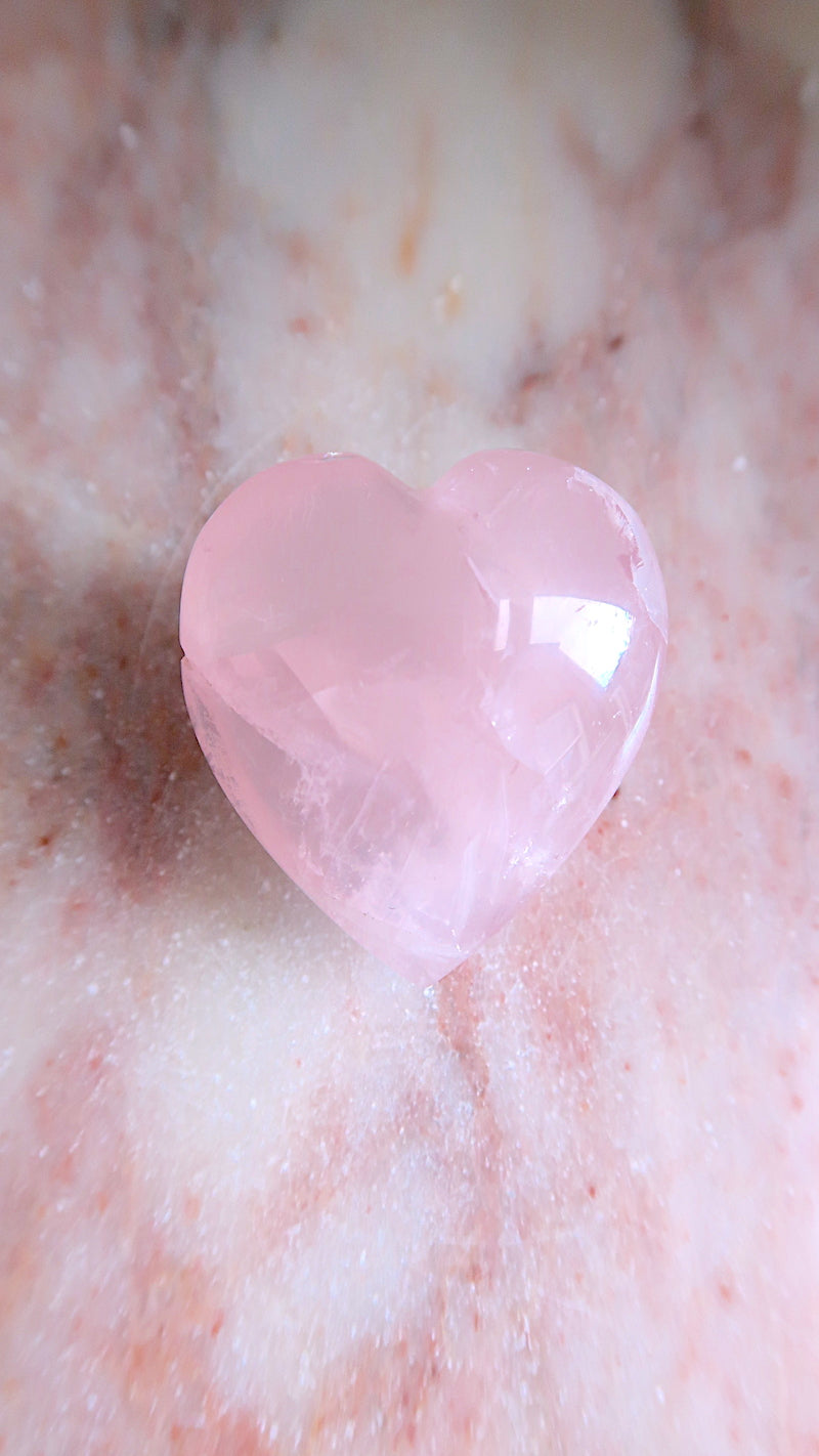 Rose Quartz Heart