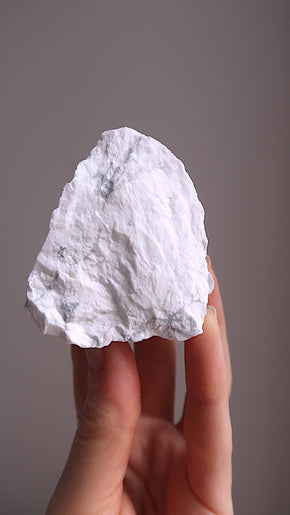 Raw White Howlite