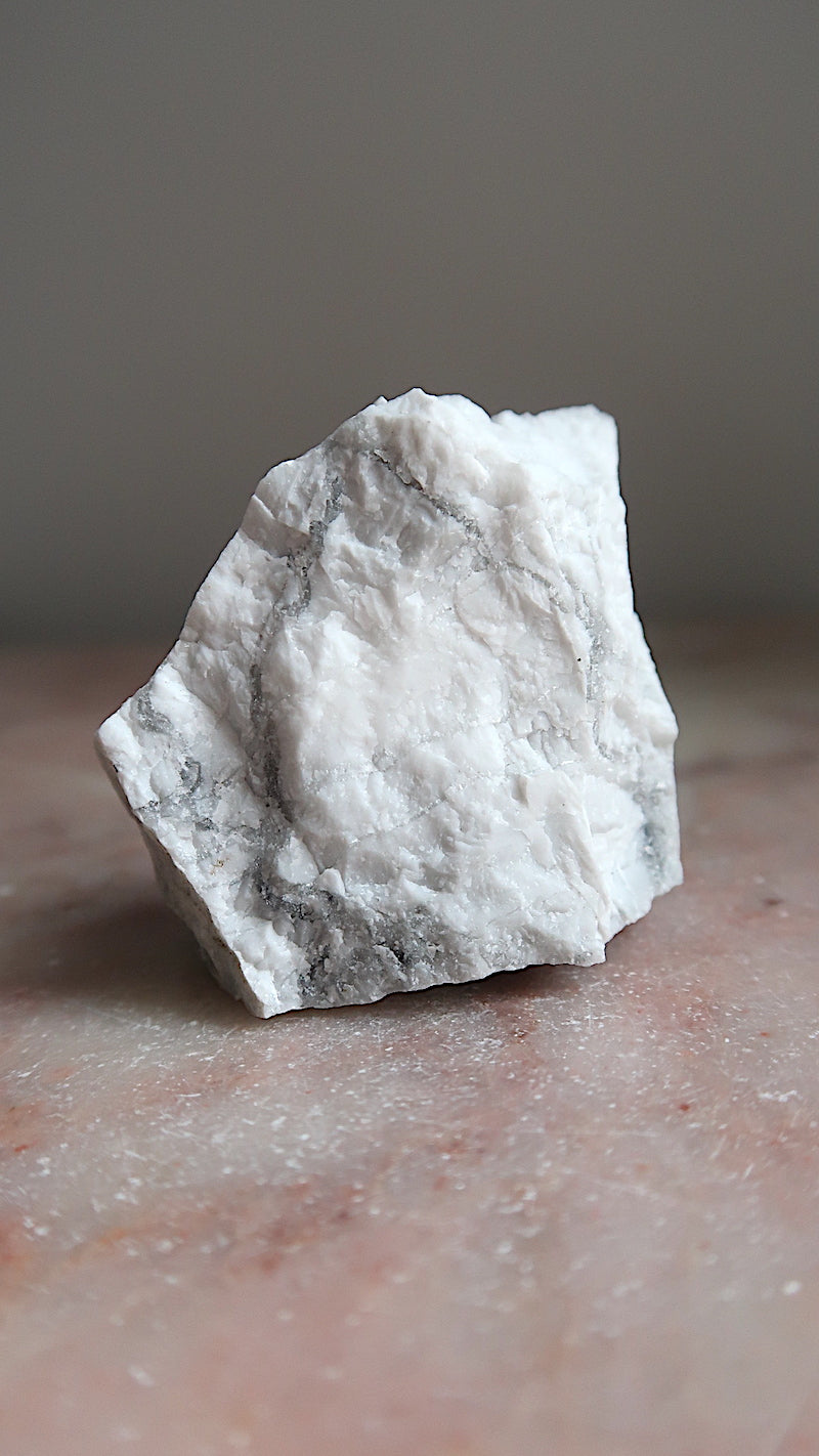 Raw White Howlite